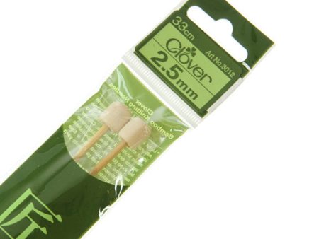 Clover Takumi Bamboo Knitting Needles - 2.5mm - 2pk Online Hot Sale