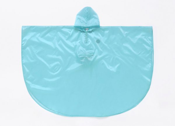 Smile In The Rain Poncho Blue Hot on Sale