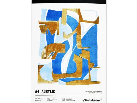 Fred Aldous Acrylic Pad A4 330gsm Fashion