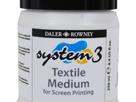 250ml System3 Textile Printing Medium Online now