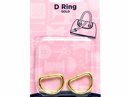 D Ring - Gold (2pcs) Online Hot Sale