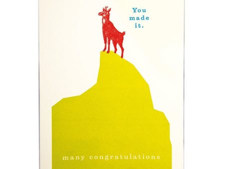 You Made It Card For Cheap