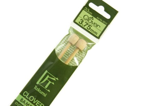 Clover Takumi Bamboo Knitting Needles - 3.75mm - 2pk Fashion