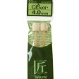 Clover Takumi Bamboo Knitting Needles - 4.0mm - 2pk For Sale