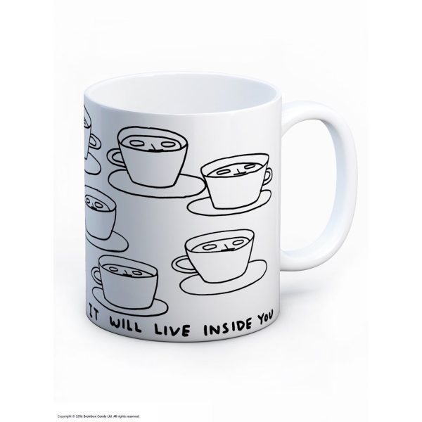 David Shrigley - The Tea Is Alive - Mug on Sale