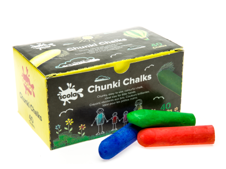 Chunki Chalks Box of 40 For Sale