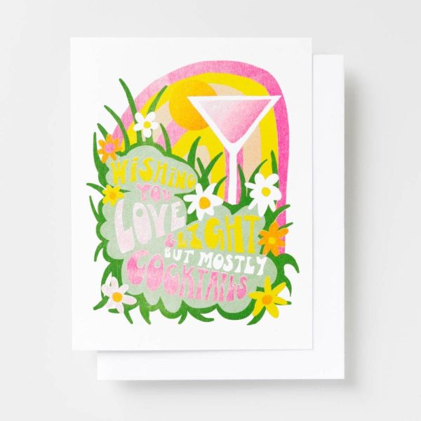 Yellow Owl Workshop Love & Light Riso Card Discount