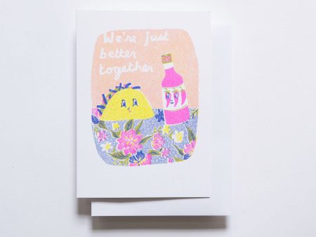 Yellow Owl Risograph Card - Better Together Taco Fashion