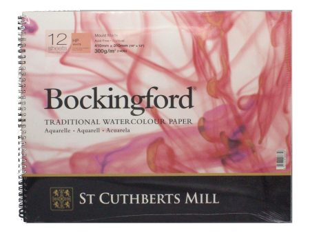 Bockingford Spiral Pad 16x12  300gsm Hot Pressed For Cheap