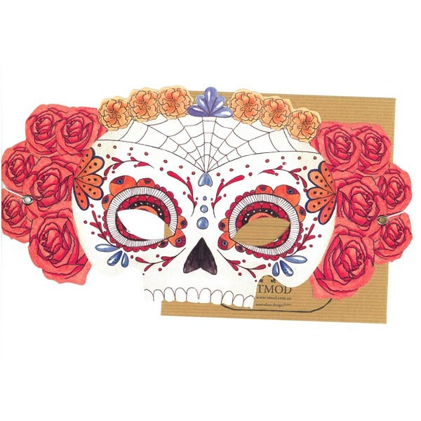 Sugar Skull Mask Card Supply