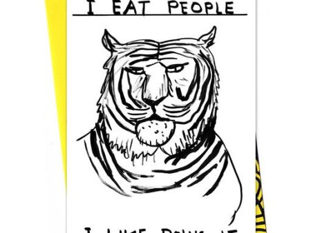 David Shrigley - I Eat People - Card Online now