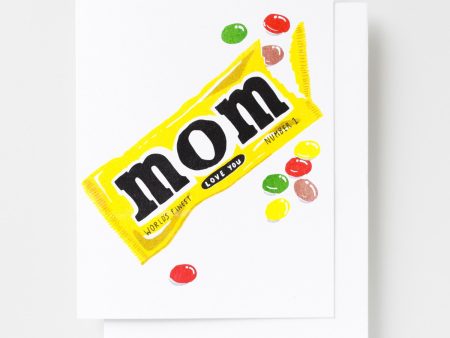 Yellow Owl Risograph Card - Love You Mom Online now