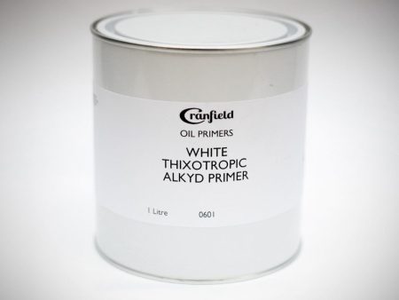 Cranfield White Thixotropic Alkyd Oil Primer 250 ml Tin For Sale