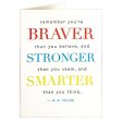 Braver Stronger Smarter Card For Cheap