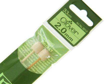 Clover Takumi Bamboo Knitting Needles - 2.0mm - 2pk Fashion