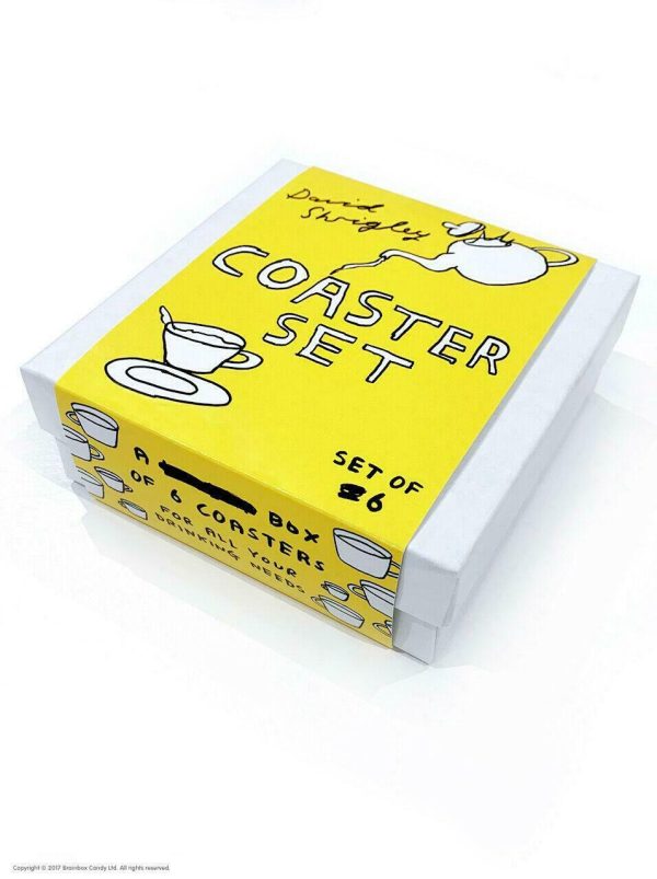 David Shrigley Coaster Set Online Sale