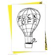 David Shrigley - Fuck Off Balloon - Card For Sale