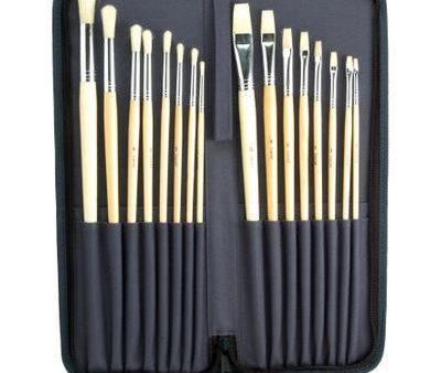 16 Piece Oil Acrylic Brush Set Fashion