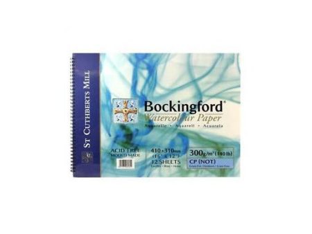 Bockingford Spiral Pad 16x12  300gsm NOT Cold Pressed Hot on Sale