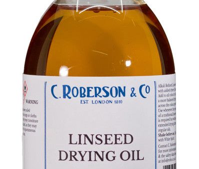 Roberson Linseed Drying Oil Medium 250ml Supply