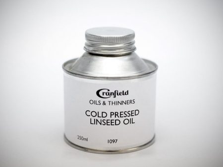 Cranfield Cold Pressed Linseed Oil 250 ml Tin Supply