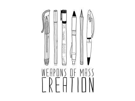 Weapons of Mass Creation - Pens - Greetings Card Online Hot Sale