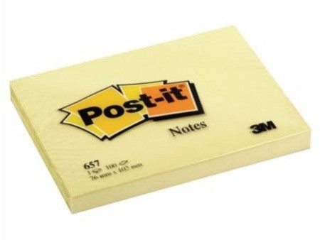 Post-It Notes Canary Yellow 102x76mm For Sale