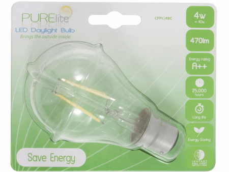 Natural Daylight Bulb: 4w: Bayonet Fitting: LED For Sale