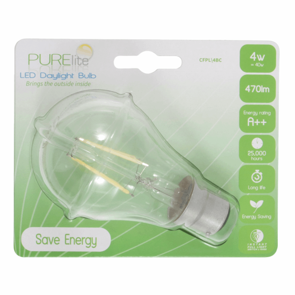 Natural Daylight Bulb: 4w: Bayonet Fitting: LED For Sale