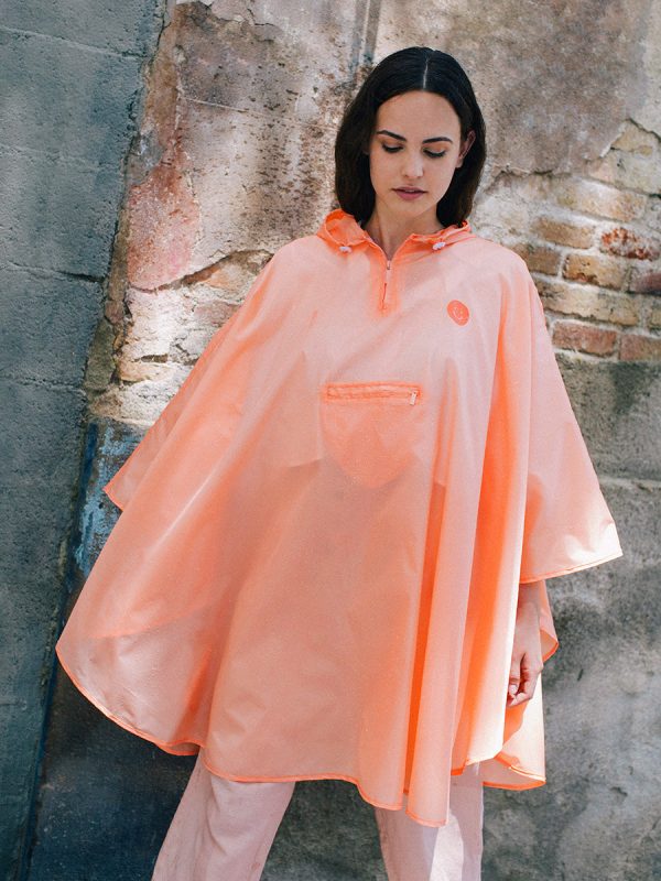 Smile In The Rain Poncho Blue Hot on Sale