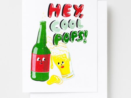 Yellow Owl Workshop - Hey Cool Pops Risograph Card For Sale